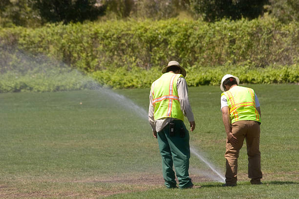 Sprinkler system repair for residential landscape irrigation