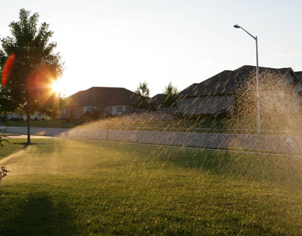 Full-property sprinkler system installation for turf maintenance by Miles Creek Irrigation