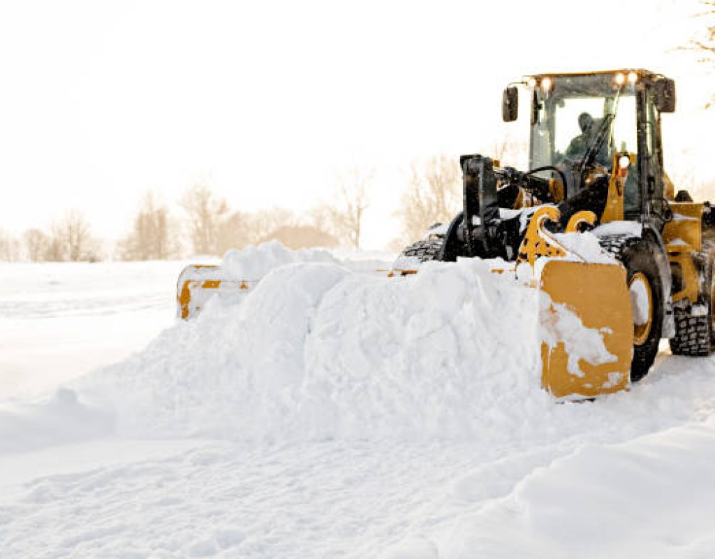 Reliable winter snow clearing by Miles Creek Irrigation and Lighting experts