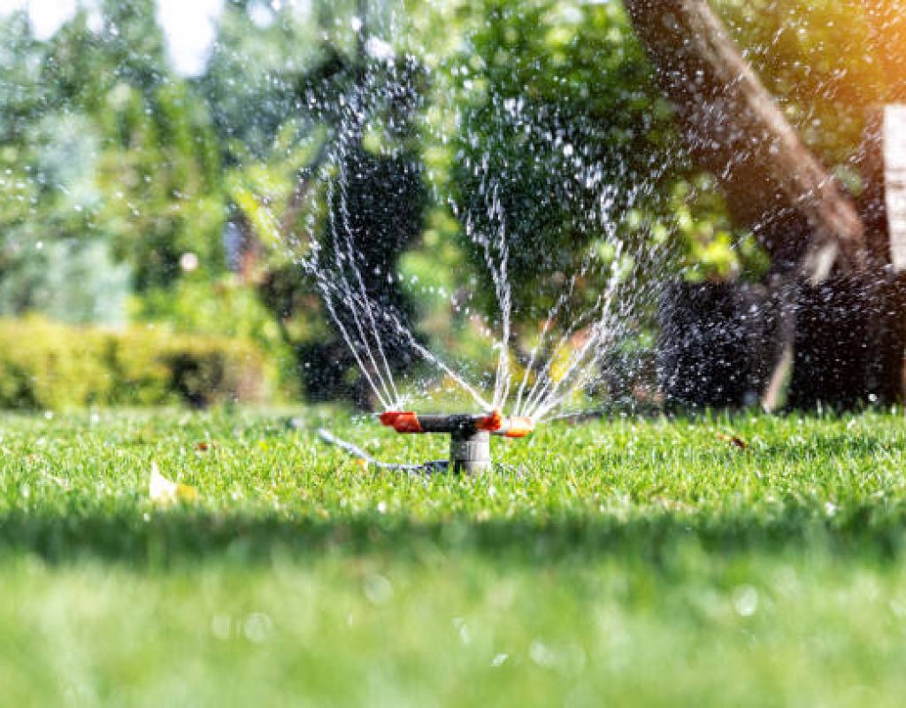 Landscape irrigation repair restoring sprinkler system performance