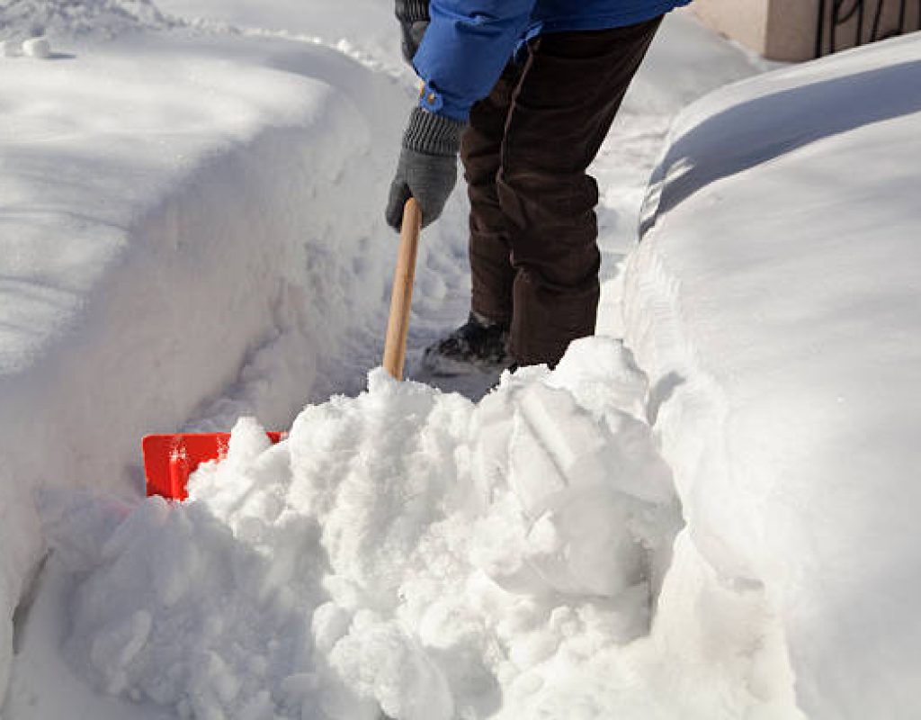 certified snow plowing by Miles Creek Irrigation and Lighting team