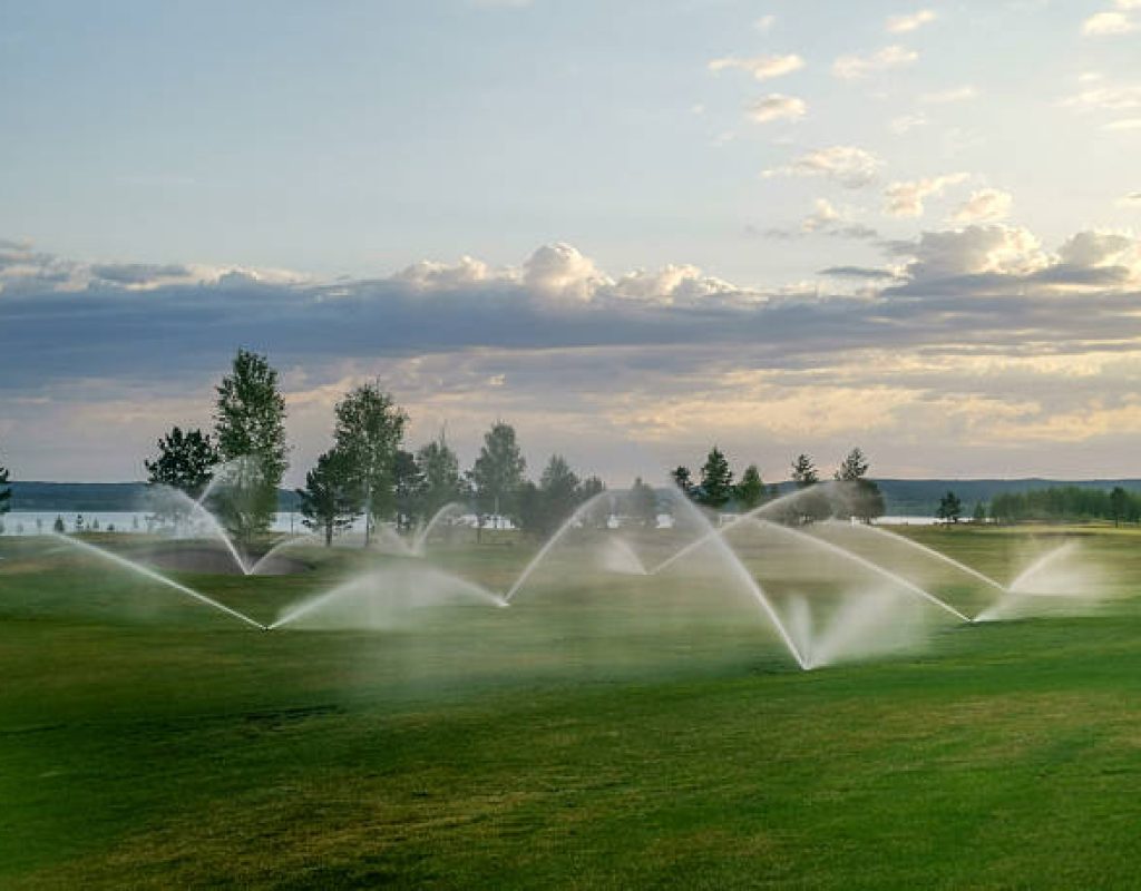 Landscape irrigation repair restoring sprinkler system performance